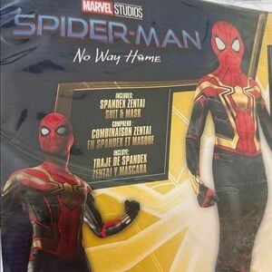 Marvel Spider-Man Red and Black Suit with Gold Details